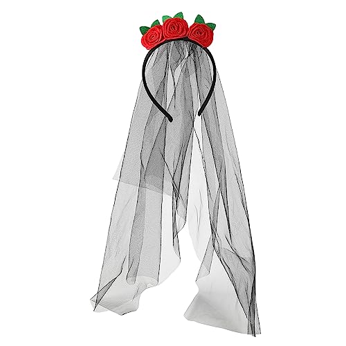 LLINthy Blumenmädchen Kopfbedeckung Für Halloween Kostüm Stirnband Frauen Halloween Party Kostüm Für Hochzeitsschule Abendparty von LLINthy