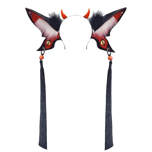 LLINthy Butterfly Stirnbänder Cosplay Devil Eye Flügel Haarbänder Dunkle Kopfbedeckung Make Up Waschen Gesicht Haarbänder Geburtstagsfeier LLINthy Butterfly Stirnbänder Cosplay Devil Eye Flügel Haarbänder Dunkle Kopfbedeckung Make Up Waschen Gesicht Haarbänder Geburtstagsfeier von LLINthy