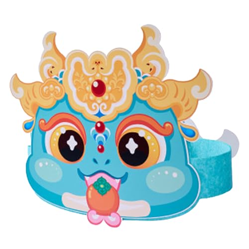 LLINthy Chinesische Schlangenstirnband Maskottchen Kopfstück Snake Year Cosplay 2025 Chinesische Schlangen Cartoon Maskottchen Machen Selbst von LLINthy