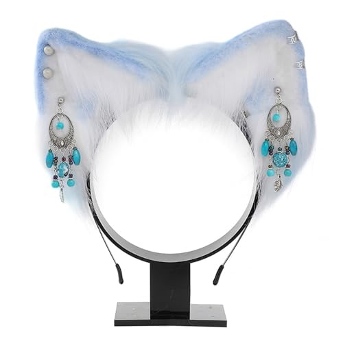 LLINthy Cosplay-Stirnband mit Schmuck, Party-Kostüm, Kätzchen-Stirnband, Animation, Haarreif für Maskerade LLINthy Cosplay-Stirnband mit Schmuck, Party-Kostüm, Kätzchen-Stirnband, Animation, Haarreif für Maskerade von LLINthy