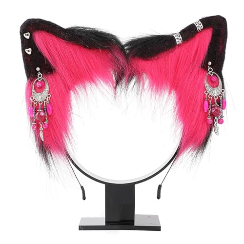 LLINthy Cosplay-Stirnband mit Schmuck, Party-Kostüm, Kätzchen-Stirnband, Animation, Haarreif für Maskerade LLINthy Cosplay-Stirnband mit Schmuck, Party-Kostüm, Kätzchen-Stirnband, Animation, Haarreif für Maskerade von LLINthy