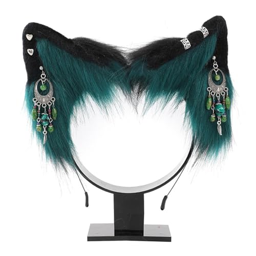 LLINthy Cosplay-Stirnband mit Schmuck, Party-Kostüm, Kätzchen-Stirnband, Animation, Haarreif für Maskerade LLINthy Cosplay-Stirnband mit Schmuck, Party-Kostüm, Kätzchen-Stirnband, Animation, Haarreif für Maskerade von LLINthy