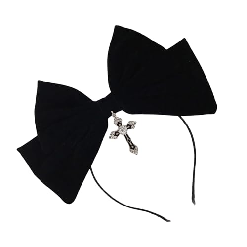 LLINthy Devil Punk Übergroßes Stirnband Retro Dark Hair Accessoire Für Erwachsene Übergroß Für Partys Nachtclubs Mädchen Weihnachtsstirnband LLINthy Devil Punk Übergroßes Stirnband Retro Dark Hair Accessoire Für Erwachsene Übergroß Für Partys Nachtclubs Mädchen Weihnachtsstirnband von LLINthy