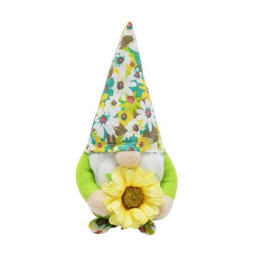 LLINthy Einzigartige Feiertagsgnomes Gesichtslosen Gnomes Plüsch Mit Frühlingsblumendesigns Perfekt Für Urlaubsfestival Home Dekoration von LLINthy