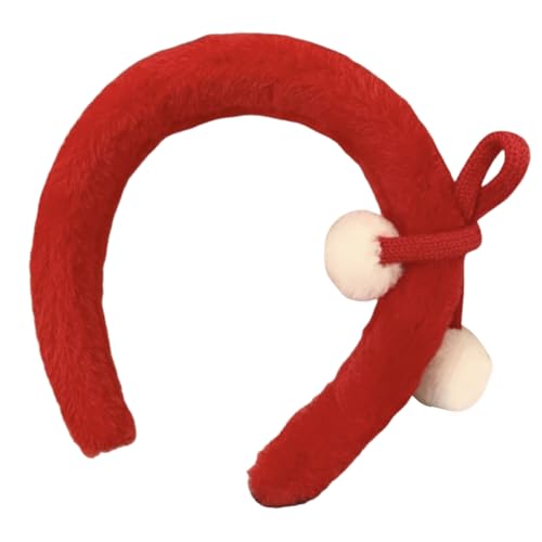 LLINthy Fashion Plüsch Winter Kopfwege Kinder Weihnachtshaarband Weihnachtsbaum Kopfbedeckung Für Saisonale Versammlungen von LLINthy