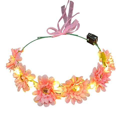 LLINthy Fee LED Blumenkopfbedecke Stirnband Nacht Stall Party Kostüm Kranz Party Glühende Haare Reifen Für Mädchen LLINthy Fee LED Blumenkopfbedecke Stirnband Nacht Stall Party Kostüm Kranz Party Glühende Haare Reifen Für Mädchen von LLINthy