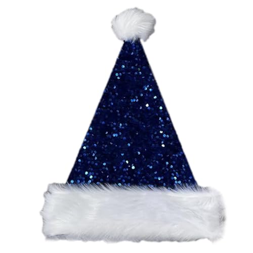 LLINthy Festliche Weihnachtsmütze mit weißer Krempe für Feiertage, Partys, Freundlichkeit, Neujahr, Party, Cosplay-Zubehör LLINthy Festliche Weihnachtsmütze mit weißer Krempe für Feiertage, Partys, Freundlichkeit, Neujahr, Party, Cosplay-Zubehör von LLINthy