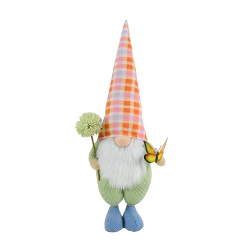 LLINthy Frühlingswichtel Dekorationen Schmetterling Plüsch Zwerge Schwedische Tomte Stoffpuppe Facelesses Zwerge Haushalt Ornamente Geschenke von LLINthy