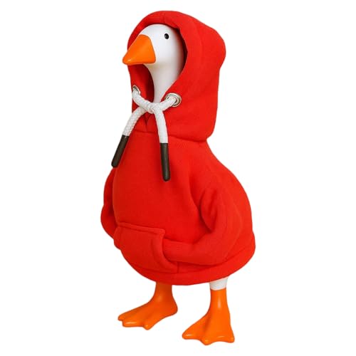 LLINthy Goosen Outfit Yard Statue Kleidung Für Patio Lawns Gartendekoration Yards Gänse Hemd Hoodies Gänse Kostüm Kleidung von LLINthy