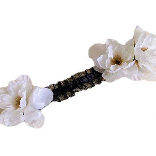 LLINthy Haarband Goth Haarband Kopfbedeckung Spitze Haar Accessoire Maid Cosplay Kleid LLINthy Haarband Goth Haarband Kopfbedeckung Spitze Haar Accessoire Maid Cosplay Kleid von LLINthy