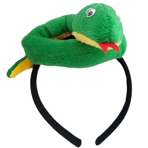 LLINthy Haarschmuck mit Schlangenmotiv, für Abschlussbälle, Geburtstag, lustige Kopfbedeckung, Cartoon-Schlangen, Halloween, Haar-Kopfbedeckung LLINthy Haarschmuck mit Schlangenmotiv, für Abschlussbälle, Geburtstag, lustige Kopfbedeckung, Cartoon-Schlangen, Halloween, Haar-Kopfbedeckung von LLINthy