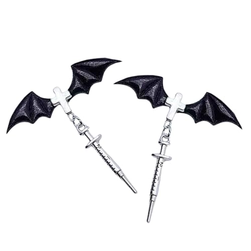 LLINthy Halloween Hairclip Verstellbarer Fledermausflügel Barrettes Theme Party Kopfbedeckungshaarzubehör Für Kostümveranstaltungen LLINthy Halloween Hairclip Verstellbarer Fledermausflügel Barrettes Theme Party Kopfbedeckungshaarzubehör Für Kostümveranstaltungen von LLINthy