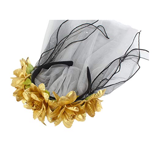 LLINthy Halloween Kranz Stirnbandnetzband Schleier Anime Festival Party Kopfbedeckung LLINthy Halloween Kranz Stirnbandnetzband Schleier Anime Festival Party Kopfbedeckung von LLINthy