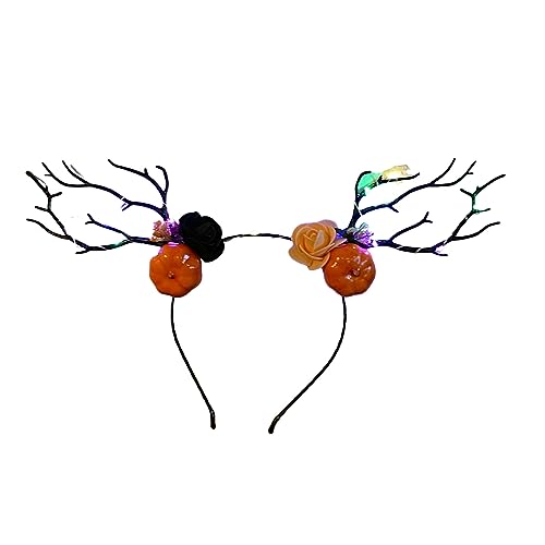LLINthy Halloween Stirnband Darkseries Geweih Hairband Cosplay Kostüm Luminöses Kopfstück Für Frauen Kids Festival Party Requisiten LLINthy Halloween Stirnband Darkseries Geweih Hairband Cosplay Kostüm Luminöses Kopfstück Für Frauen Kids Festival Party Requisiten von LLINthy