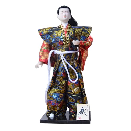 LLINthy Handgefertigt 12 Zoll Japanische Samurais Puppen In Kimonos Für Kunstliebhaber Und Heimdekoration LLINthy Handgefertigt 12 Zoll Japanische Samurais Puppen In Kimonos Für Kunstliebhaber Und Heimdekoration von LLINthy