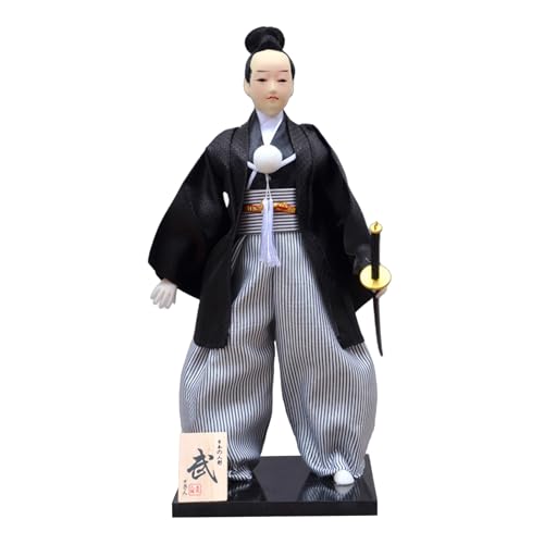 LLINthy Handgefertigt 12 Zoll Japanische Samurais Puppen In Kimonos Für Kunstliebhaber Und Heimdekoration LLINthy Handgefertigt 12 Zoll Japanische Samurais Puppen In Kimonos Für Kunstliebhaber Und Heimdekoration von LLINthy