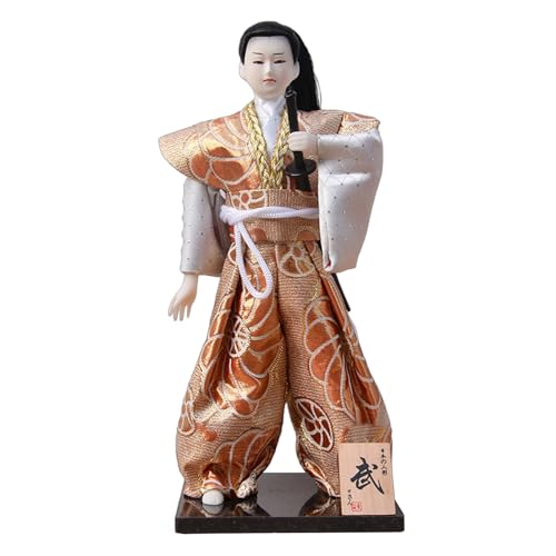LLINthy Handgefertigt 12 Zoll Japanische Samurais Puppen In Kimonos Für Kunstliebhaber Und Heimdekoration LLINthy Handgefertigt 12 Zoll Japanische Samurais Puppen In Kimonos Für Kunstliebhaber Und Heimdekoration von LLINthy