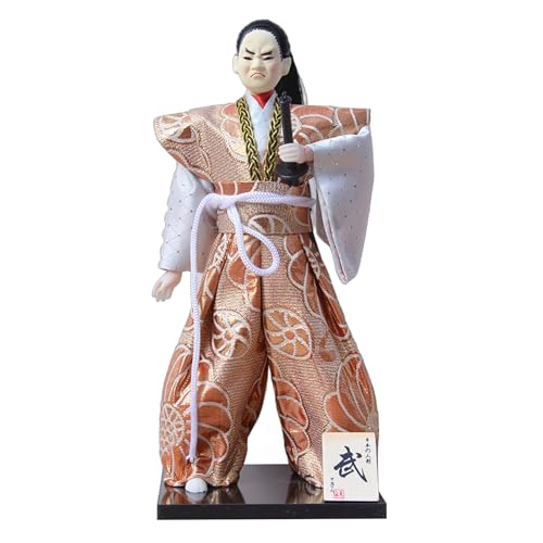 LLINthy Handgefertigt 12 Zoll Japanische Samurais Puppen In Kimonos Für Kunstliebhaber Und Heimdekoration LLINthy Handgefertigt 12 Zoll Japanische Samurais Puppen In Kimonos Für Kunstliebhaber Und Heimdekoration von LLINthy