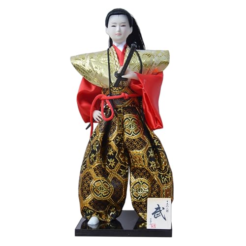 LLINthy Handgefertigt 12 Zoll Japanische Samurais Puppen In Kimonos Für Kunstliebhaber Und Heimdekoration LLINthy Handgefertigt 12 Zoll Japanische Samurais Puppen In Kimonos Für Kunstliebhaber Und Heimdekoration von LLINthy
