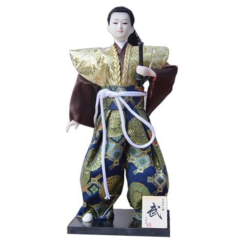 LLINthy Handgefertigt 12 Zoll Japanische Samurais Puppen In Kimonos Für Kunstliebhaber Und Heimdekoration LLINthy Handgefertigt 12 Zoll Japanische Samurais Puppen In Kimonos Für Kunstliebhaber Und Heimdekoration von LLINthy