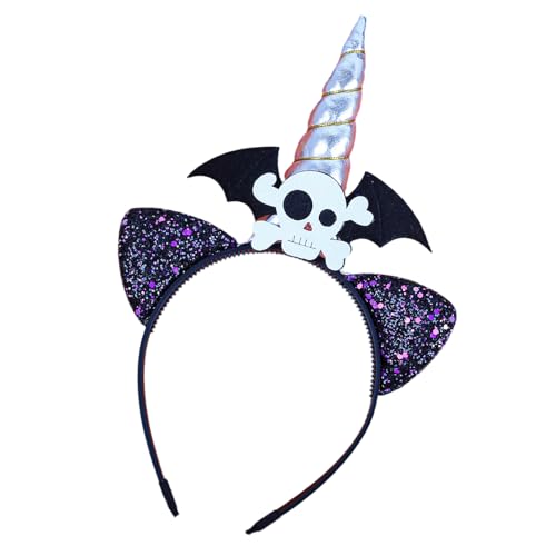 LLINthy Horn Halloween Kopfbedeckungsstadeband Foto Requisiten Party Cosplay Kostüme Tanzparty Blingbling Stirnband Halloween LLINthy Horn Halloween Kopfbedeckungsstadeband Foto Requisiten Party Cosplay Kostüme Tanzparty Blingbling Stirnband Halloween von LLINthy