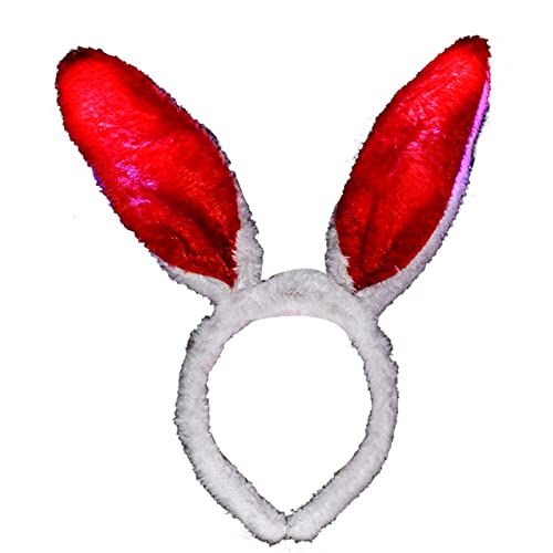 LLINthy Kaninchenohren Hair Hoop Plüschkopfschmuck Cosplay Spielzeug Glühend Plüschstirnband Led All Für Maskerade LLINthy Kaninchenohren Hair Hoop Plüschkopfschmuck Cosplay Spielzeug Glühend Plüschstirnband Led All Für Maskerade von LLINthy