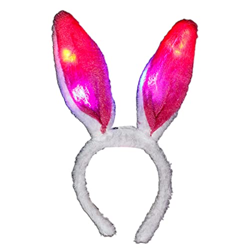 LLINthy Kaninchenohren Hair Hoop Plüschkopfschmuck Cosplay Spielzeug Glühend Plüschstirnband Led All Für Maskerade LLINthy Kaninchenohren Hair Hoop Plüschkopfschmuck Cosplay Spielzeug Glühend Plüschstirnband Led All Für Maskerade von LLINthy