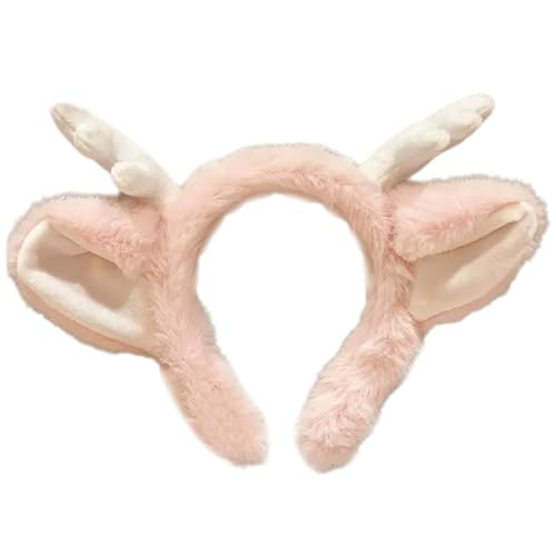 LLINthy Kinder Horn Furry Stirnband Für Party Halloween Kopfbedeckungen Für Musikfestivals Fotostand Requisiten Für Mädchen Foto Requisiten von LLINthy