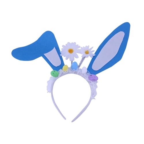 LLINthy Kinder Osterhut Kid Buntes Stirnbänder Haare Hoop Osterparty Kopfbedeckung Bunte Eier Spitze Bopper von LLINthy