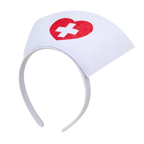 LLINthy Krankenschwester Cosplay Stirnbänder Bühnenauftritte Haop Haop Themen Party Kopfbedeckungen Für Rollenspiele Und Bühnenauftritte Kreuzen Stirnbänder LLINthy Krankenschwester Cosplay Stirnbänder Bühnenauftritte Haop Haop Themen Party Kopfbedeckungen Für Rollenspiele Und Bühnenauftritte Kreuzen Stirnbänder von LLINthy