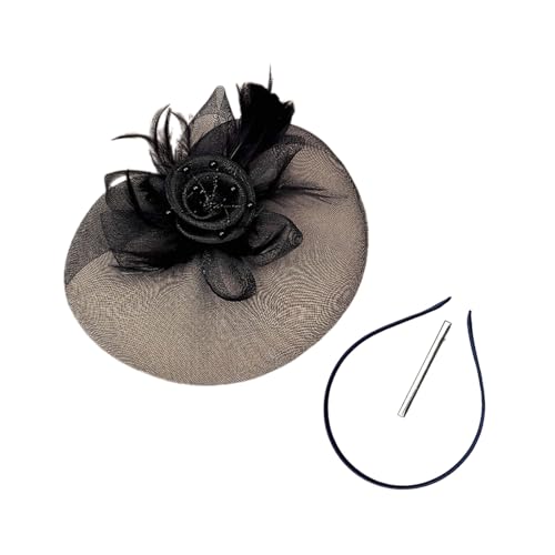 LLINthy Lady Hair Clip Elagant Barrettes Gefiederter Kopfschmuck Für Make Up Party Maskerade Flapper Cosplay LLINthy Lady Hair Clip Elagant Barrettes Gefiederter Kopfschmuck Für Make Up Party Maskerade Flapper Cosplay von LLINthy