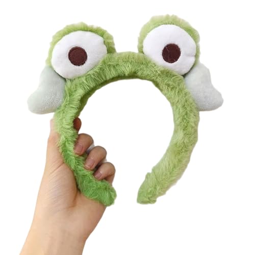 LLINthy Lovely Dopamines Look Stirnband Grüner Frosch Form Haarreif Plüsch Kopfschmuck Ostern Party Cosplay Kostüm Requisite Uni LLINthy Lovely Dopamines Look Stirnband Grüner Frosch Form Haarreif Plüsch Kopfschmuck Ostern Party Cosplay Kostüm Requisite Uni von LLINthy