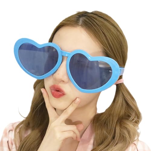 LLINthy Lustige, übergroße Brille für Frauen, herzförmig, Tanzparty, Karneval, Streetwear, Partyzubehör LLINthy Lustige, übergroße Brille für Frauen, herzförmig, Tanzparty, Karneval, Streetwear, Partyzubehör von LLINthy