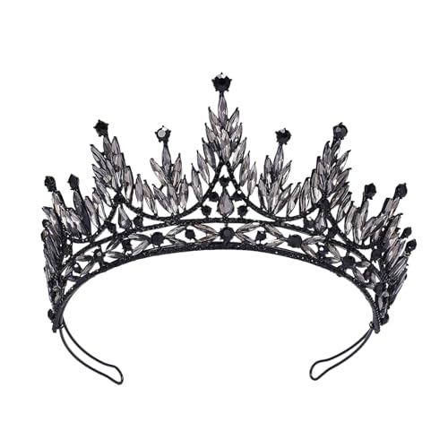 LLINthy Luxuriöse Kronen Haare Hoop Harthart Duty Birthday Party Elegante Festzug Wasser Drop Crystal Girl Hochzeit Kostüm Kopfbedeckung LLINthy Luxuriöse Kronen Haare Hoop Harthart Duty Birthday Party Elegante Festzug Wasser Drop Crystal Girl Hochzeit Kostüm Kopfbedeckung von LLINthy