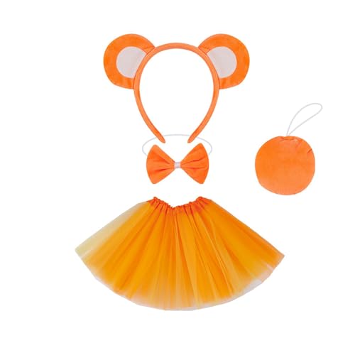 LLINthy Modischer Bärenohr-Stirnband, Halloween-Kostüm-Requisiten, Kopfschmuck, kurzes Kleid für Kostümpartys und lässige Outfits LLINthy Modischer Bärenohr-Stirnband, Halloween-Kostüm-Requisiten, Kopfschmuck, kurzes Kleid für Kostümpartys und lässige Outfits von LLINthy