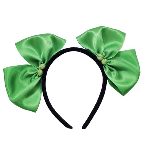 LLINthy Neuheit Patricks Day Green Sash Bow Stirnband Kostüm Kostüm Weihnachtsfeier Requisiten Urlaub Haarzubehör LLINthy Neuheit Patricks Day Green Sash Bow Stirnband Kostüm Kostüm Weihnachtsfeier Requisiten Urlaub Haarzubehör von LLINthy