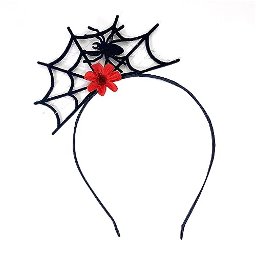 LLINthy Scary Halloween Araneid Stirnband Handgefertigtes Araneid Hair Hoop Mit Spiderweb Kopfwege Geburtstag Cosplay Kopfstückkostüm LLINthy Scary Halloween Araneid Stirnband Handgefertigtes Araneid Hair Hoop Mit Spiderweb Kopfwege Geburtstag Cosplay Kopfstückkostüm von LLINthy