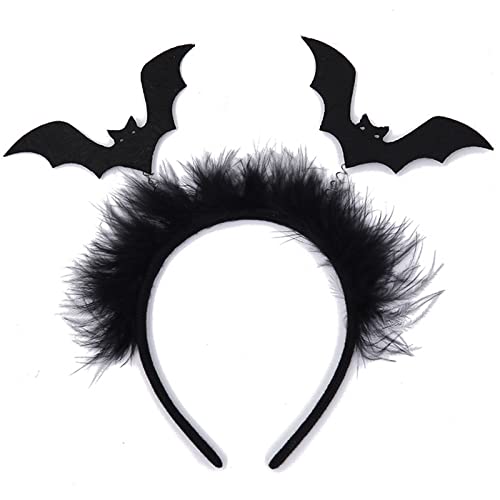 LLINthy Schöne Fledermaus Kopfschmuck Schwarzes Haar Hoop Atmosphäre Dekoration Fledermaus Stirnband Haarzubehör Für Bühne Party Hair Hoop LLINthy Schöne Fledermaus Kopfschmuck Schwarzes Haar Hoop Atmosphäre Dekoration Fledermaus Stirnband Haarzubehör Für Bühne Party Hair Hoop von LLINthy
