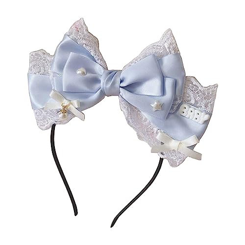 LLINthy Spitze Bowknot Stirnband/Haarclip Cosplay Kostüm Haarhoop Cosplay Requisiten Kopfstück LLINthy Spitze Bowknot Stirnband/Haarclip Cosplay Kostüm Haarhoop Cosplay Requisiten Kopfstück von LLINthy