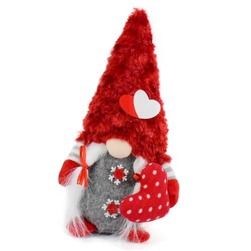 LLINthy Valentines Day Gnomes Plushes Dolls Handmade Face Less Dolls Decorations Hat For Living Room LLINthy Valentines Day Gnomes Plushes Dolls Handmade Face Less Dolls Decorations Hat For Living Room von LLINthy