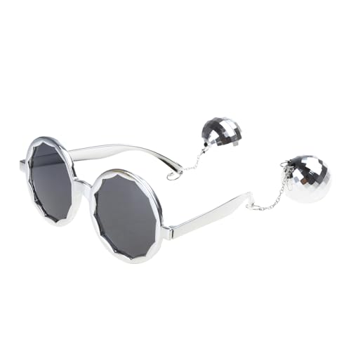 LLINthy Vintage Disco Brille Lustige Party Party Favor 70er Jahre Disco Brille mit Anhänger für Halloween Weihnachten LLINthy Vintage Disco Brille Lustige Party Party Favor 70er Jahre Disco Brille mit Anhänger für Halloween Weihnachten von LLINthy