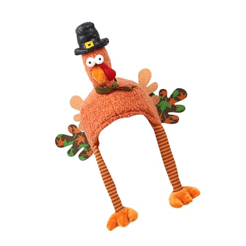 LLINthy Weihnachtsmütze für Erwachsene, Truthahn-Hut, um Ihre Weihnachts- und Thanksgiving-Partykleidung aufzupeppen LLINthy Weihnachtsmütze für Erwachsene, Truthahn-Hut, um Ihre Weihnachts- und Thanksgiving-Partykleidung aufzupeppen von LLINthy