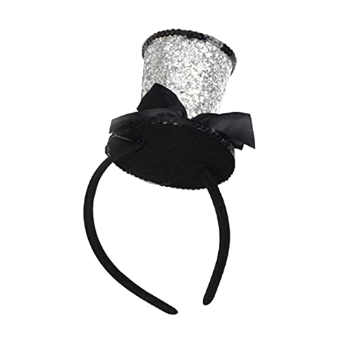LLINthy Zylinderhut, Dekor, Stirnband, Festival, Haarreifen, Aufführungen, Erwachsene, Kopfschmuck, Halloween, Party, Kostüm, Requisite, Unisex LLINthy Zylinderhut, Dekor, Stirnband, Festival, Haarreifen, Aufführungen, Erwachsene, Kopfschmuck, Halloween, Party, Kostüm, Requisite, Unisex von LLINthy
