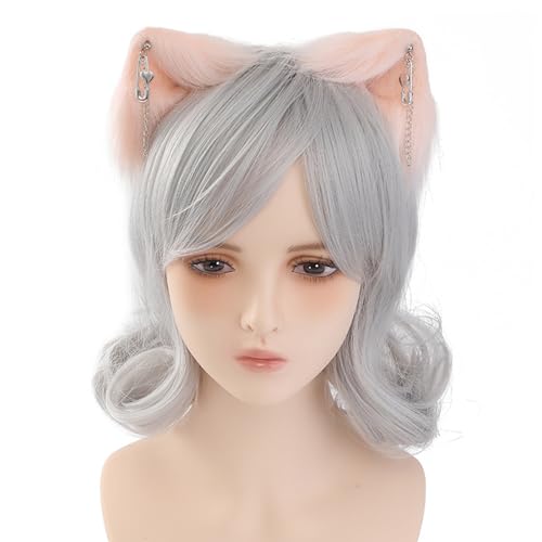 Pelry Wolf Kitten Cosplay Party Cartoon Cosplay Halloween Cartoon Rollenspiele Kostüm Proms Party Live Show Kopfbedeckung von LLINthy