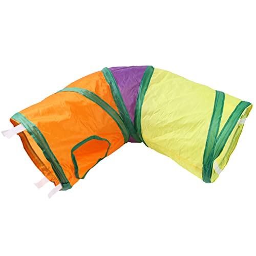 Tunnelrohr mit Gucklöchern, Haustierspielzeug, L-Form, Katzen, Spieltunnel, Versteck für Mäuse Tunnelrohr mit Gucklöchern, Haustierspielzeug, L-Form, Katzen, Spieltunnel, Versteck für Mäuse von LLINthy