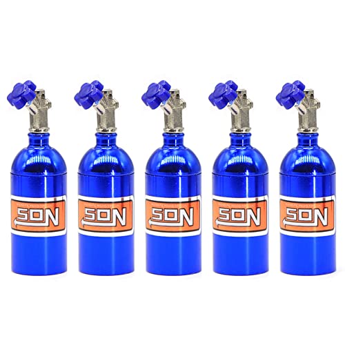 LLKOZN 5X Metall Simulierte NOS Stickstoff Flasche für TRX4 D90 D110 Axial Scx10 90046, Blau LLKOZN 5X Metall Simulierte NOS Stickstoff Flasche für TRX4 D90 D110 Axial Scx10 90046, Blau von LLKOZN