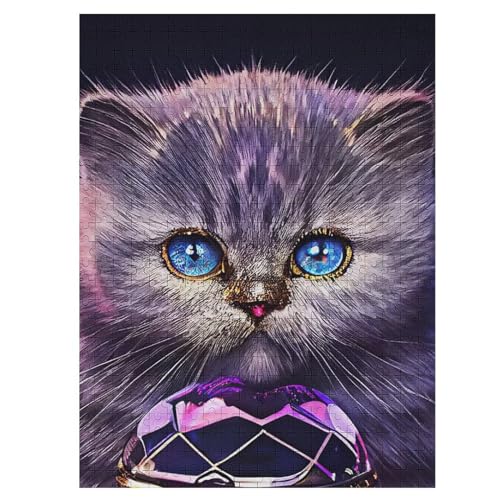 1000 Teile Puzzle Für Jugendliche,Katze Puzzles,Erwachsenenpuzzle,Holzpuzzles,Dekompressionsspiel,Spielzeugpuzzles 55×41cm 1000 Teile Puzzle Für Jugendliche,Katze Puzzles,Erwachsenenpuzzle,Holzpuzzles,Dekompressionsspiel,Spielzeugpuzzles 55×41cm von LLLBBB
