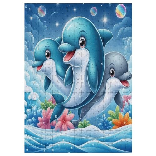 1000-teiliges Puzzle Für Erwachsene, Delphin -Puzzles, Dekompressionsspiel, Spielzeugpuzzles, Geburtstagsgeschenke 42×30cm 1000-teiliges Puzzle Für Erwachsene, Delphin -Puzzles, Dekompressionsspiel, Spielzeugpuzzles, Geburtstagsgeschenke 42×30cm von LLLBBB
