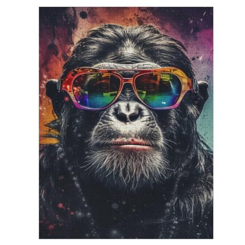 1000-teiliges Puzzle Für Erwachsene, Gorilla -Puzzles, Dekompressionsspiel, Spielzeugpuzzles, Geburtstagsgeschenke 55×41cm 1000-teiliges Puzzle Für Erwachsene, Gorilla -Puzzles, Dekompressionsspiel, Spielzeugpuzzles, Geburtstagsgeschenke 55×41cm von LLLBBB