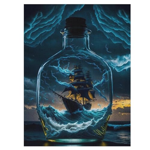1000-teiliges Puzzles, Piratenschiff,Boat -Puzzle Für Erwachsene Kinder,Holzbrettpuzzle,Erwachsenenpuzzles,Geschenke 55×41cm 1000-teiliges Puzzles, Piratenschiff,Boat -Puzzle Für Erwachsene Kinder,Holzbrettpuzzle,Erwachsenenpuzzles,Geschenke 55×41cm von LLLBBB